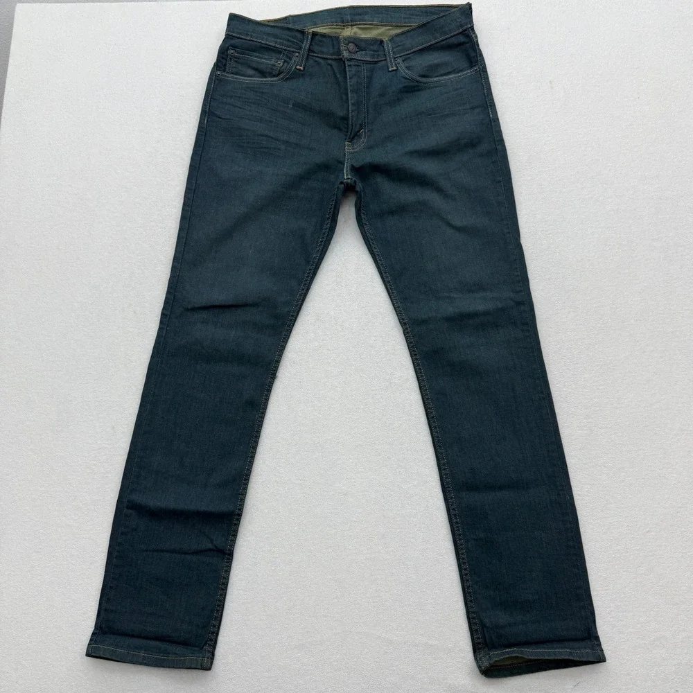 Levi's 511 Slim Fit Straight Dark Wash Mens W34 L32 Jeans‎ Casual Comfort 2020